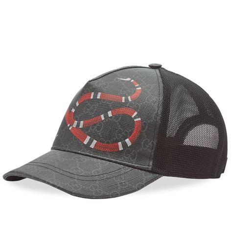 gucci hat black snake|Gucci snake gg jacquard.